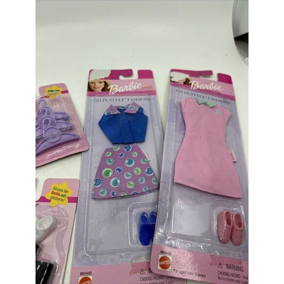Vintage  BARBIE GO in STYLE FASHIONS SUNDRESS w/SHOES 90s Lot - Picture 3 of 6